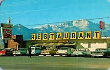 Vincent's Restaurant, 1950s Cars, Colorado Springs, Colorado CO chrome Postcard picture
