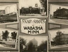 1920s Wabasha Big Jo Flour Court School Jail Minnesota Views RPPC Real Postcard picture