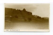 Chester VT RPPC photo postcard The Pinnacle, fields, stone wall, pub - Underwood picture