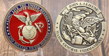 Major General Commandant of the Marine Corps John A. Lejeune Challenge Coin USMC picture