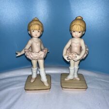 Set Of Vintage 1987 Ballerinas  Enesco Figurine Rare Collectibles Perfect Gifts picture