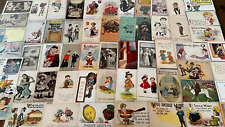 Lot of 75 Old~COMIC  funny~HUMOR~Vintage~ 1900s~POSTCARDS-All In Sleeves~k-1 picture