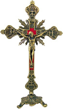 Religious Gifts by San Francis Imports, Inc Jesus Christ on Cross Bronze Tone St picture