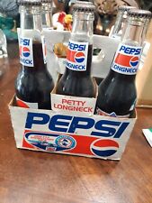Nascar Richard Petty 1992 Fan Appreciation Tour 6-Pack Pepsi Bottles Boxed picture