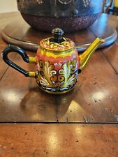 Russian Folk Art Metal Teapot picture