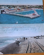 LOT OF 2   Vintage Postcards     REDONDO BEACH, CALIF   ca.1900's- picture