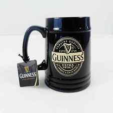 Guinness Extra Stout St James Gate Dublin Black Mug Stein Official New with Tag picture
