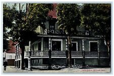 1912 Davis House Exterior Roadside Bayfield Wisconsin WI Unposted Trees Postcard picture