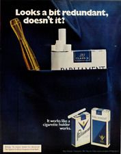 1972 PARLIAMENT Cigarette Tobacco Smoking Vintage Magazine Print Ad 10.25
