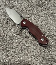Giant Mouse Ace Biblio Red Canvas Micarta M390 picture