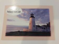 PEMAQUID POINT ME LIGHTHOUSE VINTAGE REAL PHOTO POSTCARD RPPC picture
