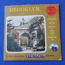Sawyer's RARE 55-A B C Brooklyn New York Vacationland view-master 3 Reels Packet picture
