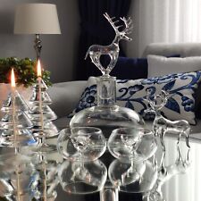 Premium Handcrafted Glass Decanter Set: Exquisite Carafe and Glasses picture