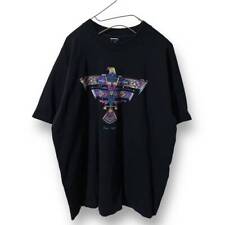 R1 80S 90S Animal Print Short Sleeve T-Shirt Men'S Xl Black Single Stitch Bird U picture