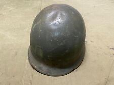 ORIGINAL WWII US ARMY M1 HELMET SHELL, REAR SEAM,  Schlueter Made picture