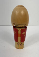 Vintage Japanese  Wooden Traditional Doll KOKESHI OKIMONO Woman Girl picture