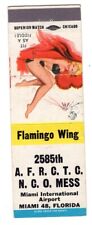Matchbook: Air Force - 2585th A.F.R.C.T.C. Miami - PIN-up 