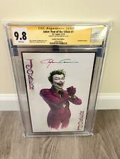 Joker Year Of The Villain #1 CGC 9.8 SS Two Tone Clayton Crain Signature Variant picture