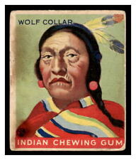 1933-40 Goudey R73 Indian Gum #93 Wolf Collar IND1 picture