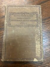 Antique Book Midsummer - Nights Dream Shakespeares Haney 1911 with study guide  picture