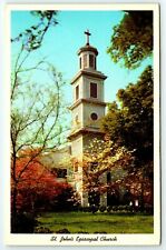 ST. JOHN'S EPISCOPAL CHURCH PATRICK HENRY RICHMOND VIRGINIA  -  VA POSTCARD picture
