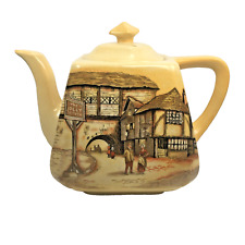 Lancaster & Sons 'The Jolly Drover' Vintage Ceramic Teapot Cottage Core Granny picture