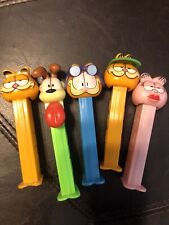 Lot Of 5 Garfield PEZ Vintage Dispensers picture