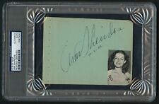 Ann Sheridan d1967 signed autograph Actress & Singer Vintage Album Page PSA Slab picture