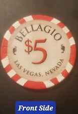 5.00 Chip from the Bellagio Casino Las Vegas Nevada~ 1st Issue picture