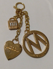 Gold Tone Mia K Clip-On Keychain Charms picture