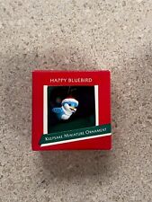 Hallmark 1989 Happy Bluebird Miniature Keepsake Ornament picture