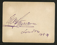 James Augustus Cotter Morison d1888 signed autograph 3x4.5 cut Historian AB1308 picture