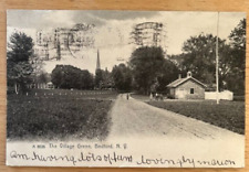Village Green Bedford NY School Church Westchester Cty Postcard picture