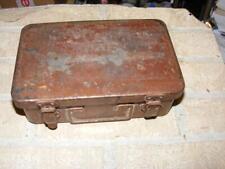 OLD MEDICAL SUPPLY COMPANY FIRST AID KIT METAL BOX With contents picture