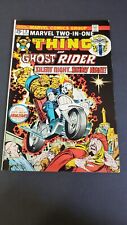 MARVEL TWO IN ONE #8 GHOST RIDER #8 F+ picture