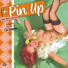 Pin Up: Featuring the Art of Gil Elvgren ● 2024 Wall Calendar ● [Unopened] picture