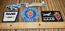 SAAB Aircraft Patches Lot Of 5 picture