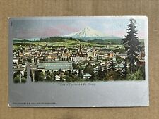 Portland, Oregon Mount Hood c1905 Silver Old Vintage Postcard picture
