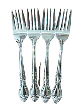 Wallace Silver SOPHIE Stainless Salad Forks 18/10 6 5/8