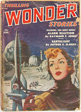 Thrilling Wonder Stories Aug 1951 Arthur C Clarke, Raymond F Jones Fredric Brown picture