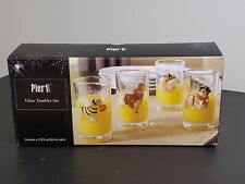 Pier 1 Imports Halloween Tricks For Treats Dogs In Costumes 4 Glass Tumbler Set picture