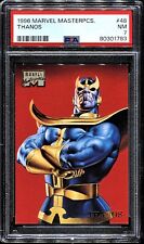 1996 Fleer Marvel Masterpieces THANOS #48 PSA 7 New Case Graded MCU Card picture