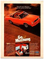 Original 1978 Ford Mustang II Car- Print Advertisement (8x11) *Vintage Original* picture