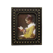 5x7 Vintage Picture Frame Antique Black and Gold Ornate Luxury Photo Frame picture