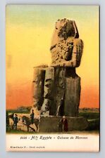 Egypt, Colosse de Memnon, Vintage Postcard picture