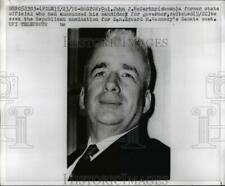 1970 Press Photo Colonel John McCarthy Seeks Republican Senate Seat - nef38658 picture
