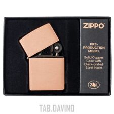 Zippo Lighter Copper Finish Black Insert Limited 48107 Zippo Original USA picture