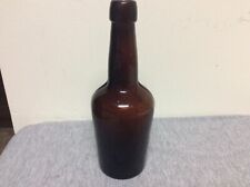 Antique C. A. King Pure Malt Beer Dark Amber Glass Bottle Boston, Mass. picture