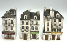 3 J. Carlton French Miniature Buildings Opera House, Boulangerie, Modes De Paris picture
