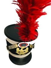 DGH® Napoleonic  White Shako Hat + Red Plume-12” 3rd EME FS picture